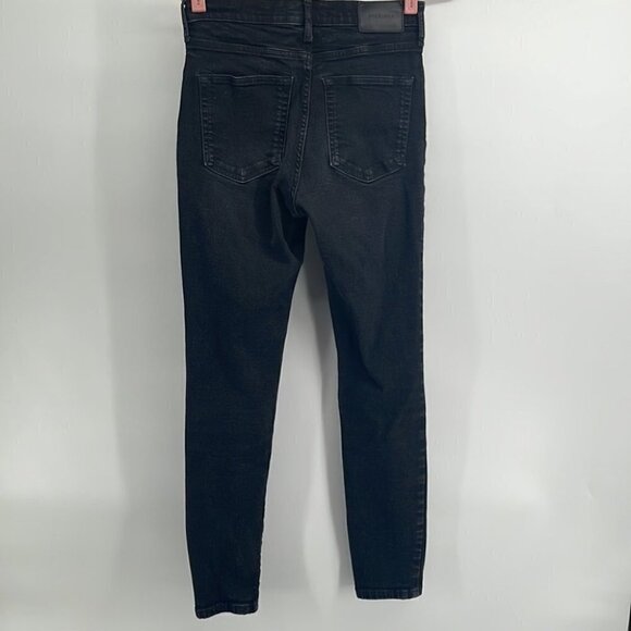 everlane The High-rise Skinny Jean black sz 28 regular - Picture 8 of 9